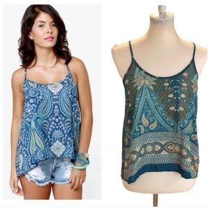 Three Cranes tank top rayon made in Thailand